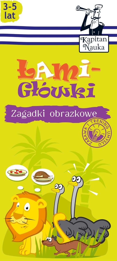 Image of Zagadki obrazkowe Łamigłówki 3-5 lat