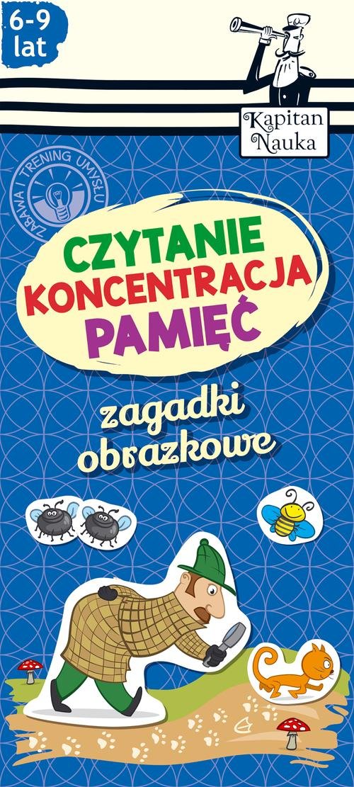Image of Zagadki obrazkowe Czytanie Koncentracja Pamięć 6-9 lat