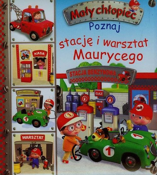 Image of Mały chłopiec Poznaj stację i warsztat Maurycego