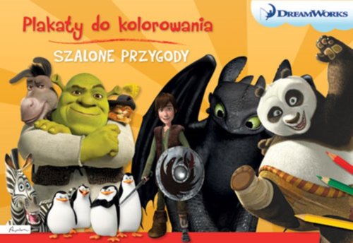 Image of Dream Works Szalone przygody Plakaty do kolorowania