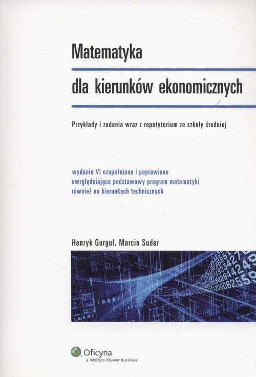 Image of Matematyka dla kierunków ekonomicznych