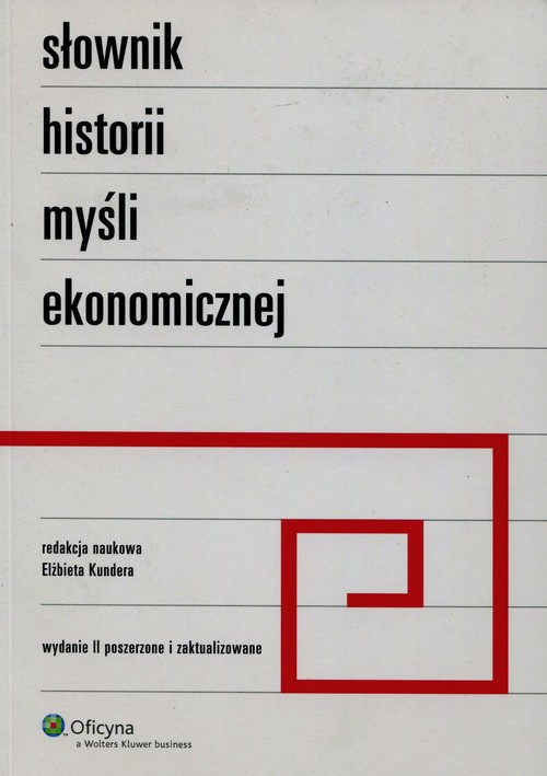 Image of Słownik historii myśli ekonomicznej