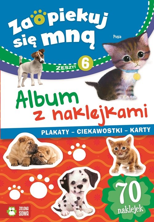 Image of Zaopiekuj się mną Album z naklejkami Część 6