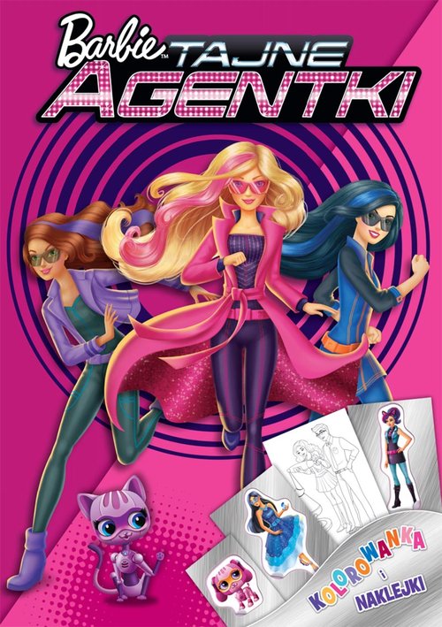 Image of Barbie Tajne Agentki. Kolorowanka i naklejki DPN-108
