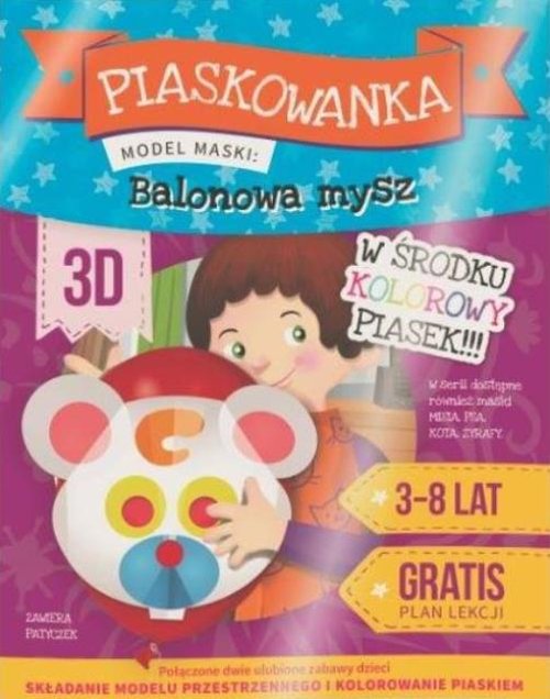 Image of Piaskowanka 3D Balonowa mysz