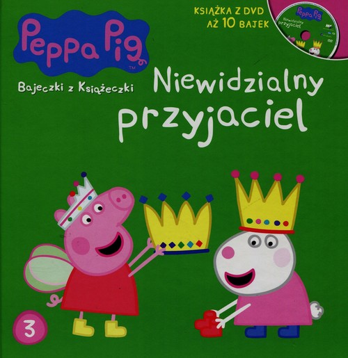 Image of Świnka Peppa Bajeczki z książeczki 3 Niewidzialny przyjaciel + DVD