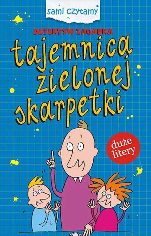 Image of Detektyw Zagadka Tajemnica zielonej skarpetki Duże litery