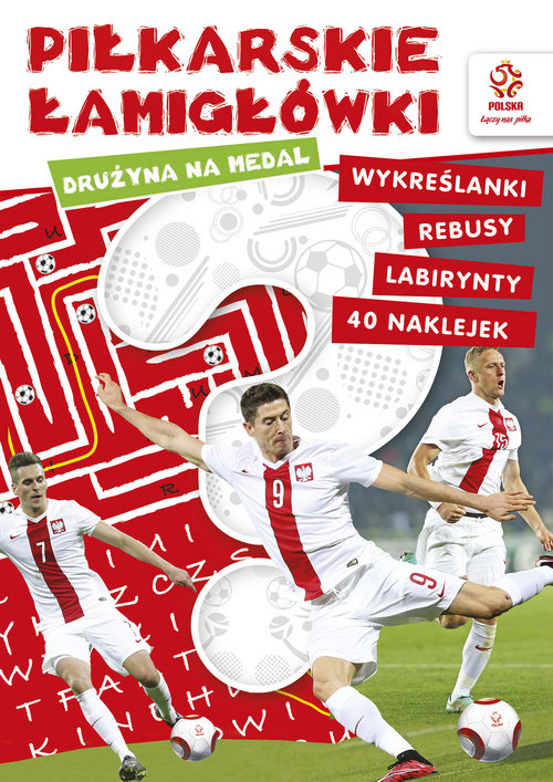 Image of PZPN Piłkarskie łamigłówki Drużyna na medal z nalepkami