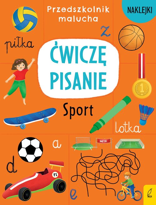 Image of Przedszkolnik malucha Ćwiczę pisanie Sport