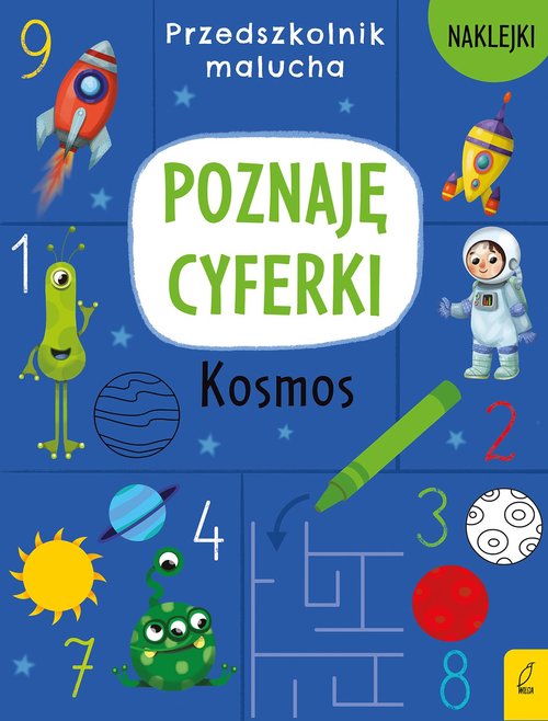 Image of Przedszkolnik malucha Poznaję cyferki Kosmos