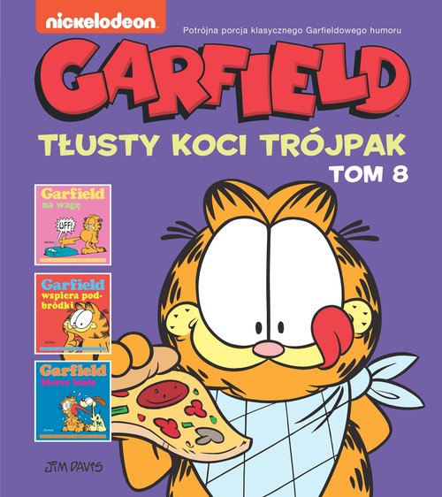 Image of Garfield Tłusty koci trójpak Tom 8