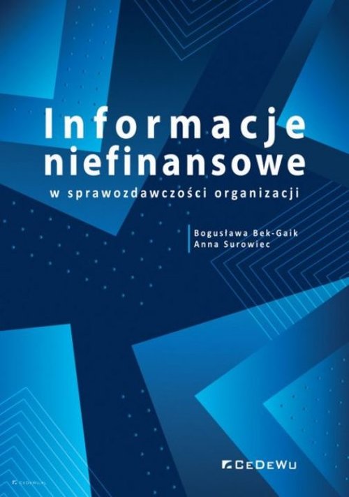 Image of Informacje niefinansowe w sprawozdawczości organizacji
