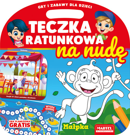 Image of Teczka ratunkowa na nudę z grą Małpka