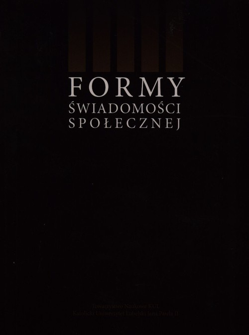 Image of Formy świadomości społecznej