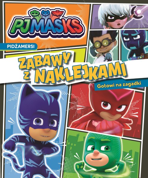 Image of PJ Masks Zabawy z naklejkami Gotowi na zagadki