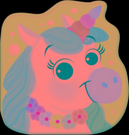 Image of Książeczki kąpielowe Jednorożka Matylda