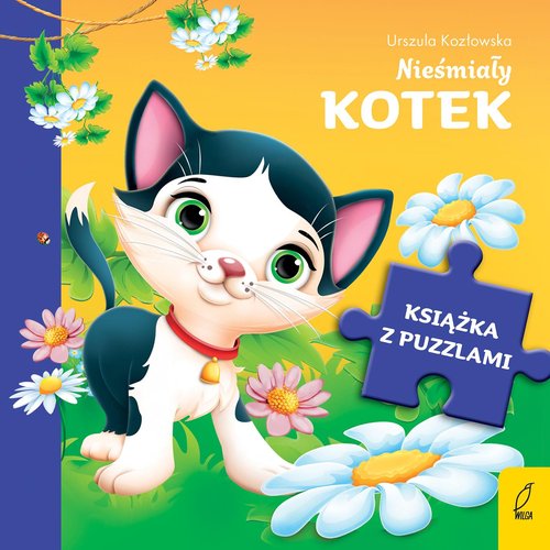 Image of Książka z puzzlami Nieśmiały kotek