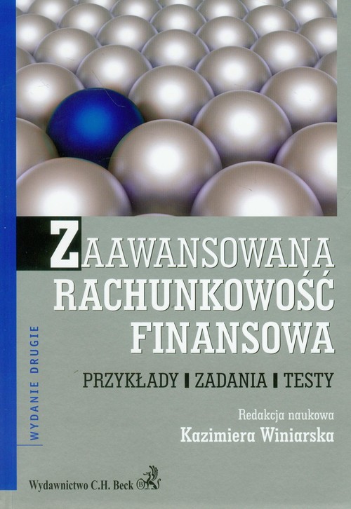 Image of Zaawansowana rachunkowość finansowa Przykłady, zadania, testy