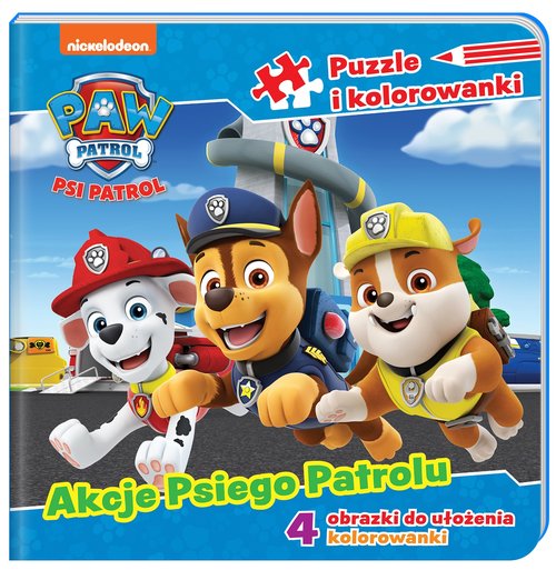 Image of Psi Patrol Puzzle i kolorowanki Akcje Psiego Patrolu