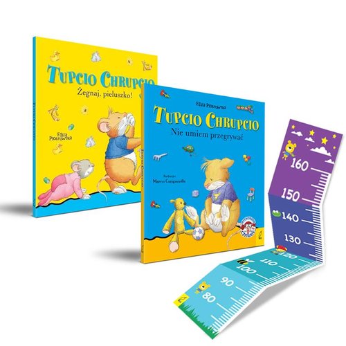 Image of Tupcio Chrupcio z miarką Przedszkolak na medal / Nie chcę się myć Pakiet