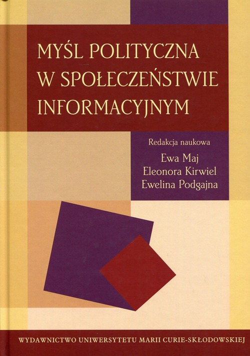 Image of Myśl polityczna w społeczeństwie informacyjnym