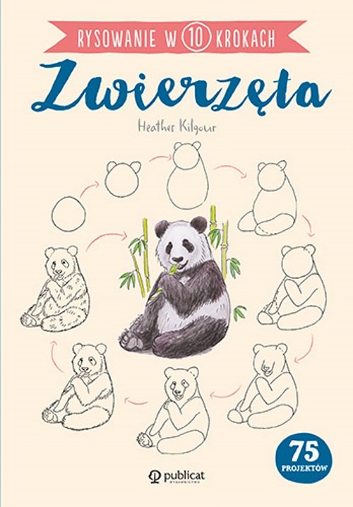 Image of Rysowanie w 10 krokach Zwierzęta