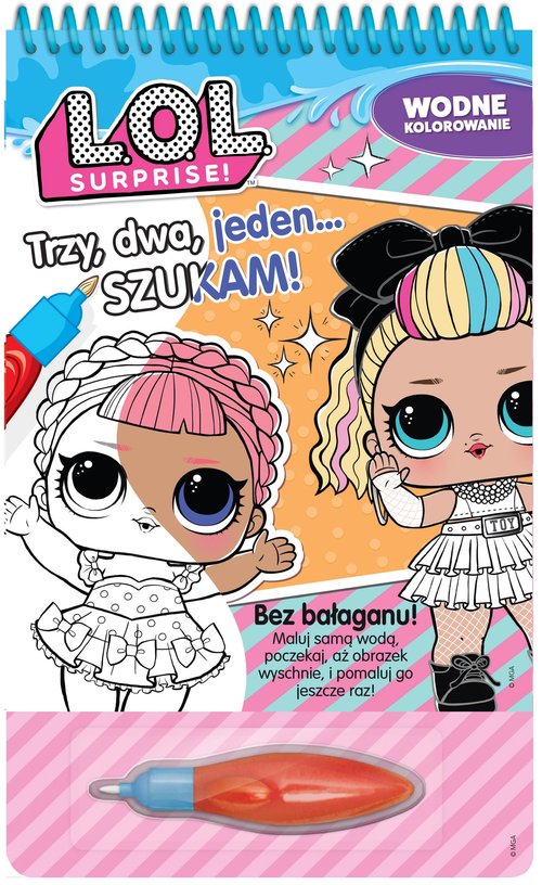 Image of L.O.L. Surprise! Wodne kolorowanie Trzy, dwa, jeden… Szukam!