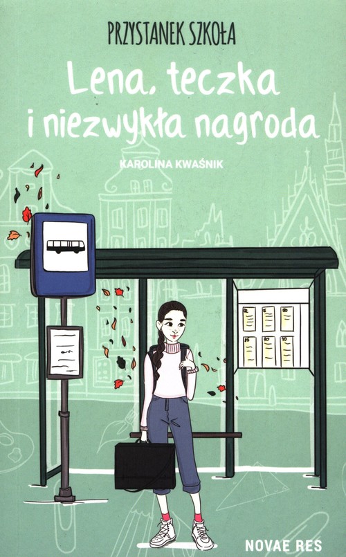 Image of Przystanek szkoła Lena, teczka i niezwykła nagroda