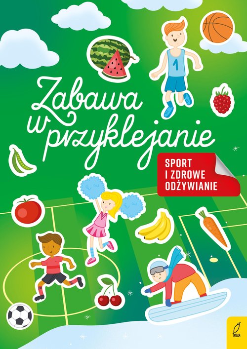 Image of Zabawa w przyklejanie Sport i zdrowe odżywianie