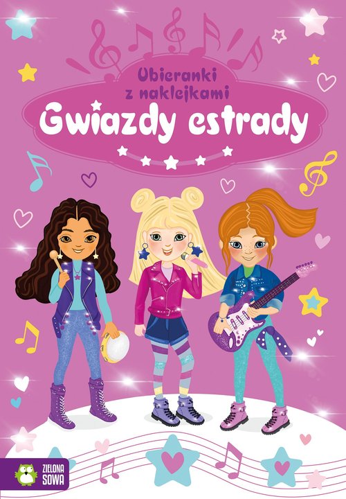 Image of Ubieranki z naklejkami Gwiazdy estrady