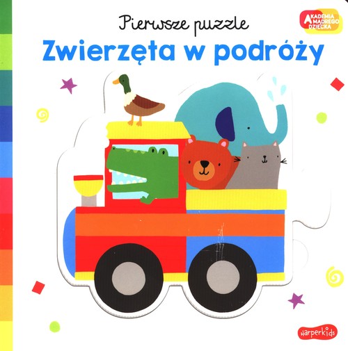 Image of Zwierzęta w podróży Akademia mądrego dziecka. Pierwsze puzzle