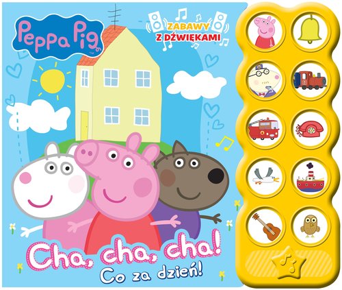 Image of Peppa Pig Zabawy z dźwiękami Cha, cha, cha! Co za dzień!