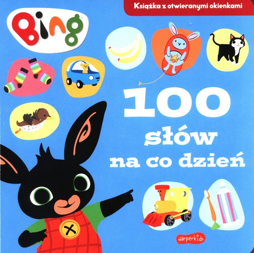 Image of 100 słów na co dzień. Bing. Książka z otwieranymi okienkami