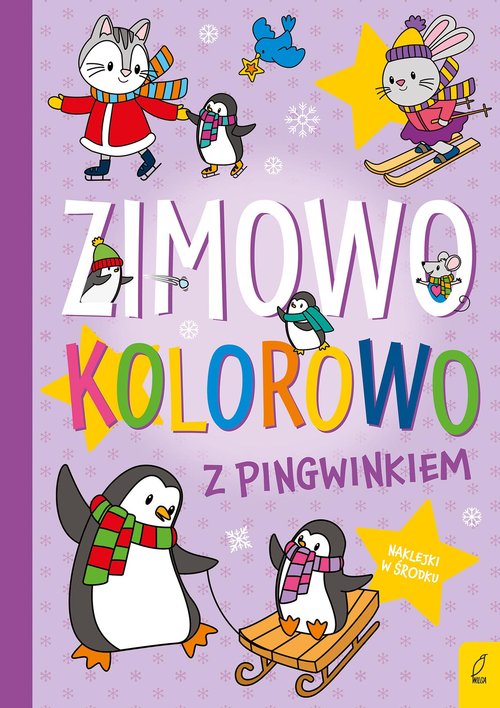Image of Zimowo kolorowo Z pingwinkiem
