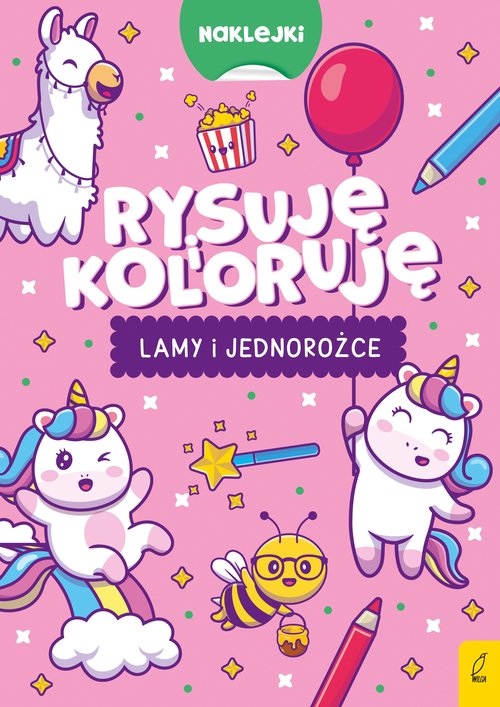 Image of Rysuję i koloruję Lamy i jednorożce