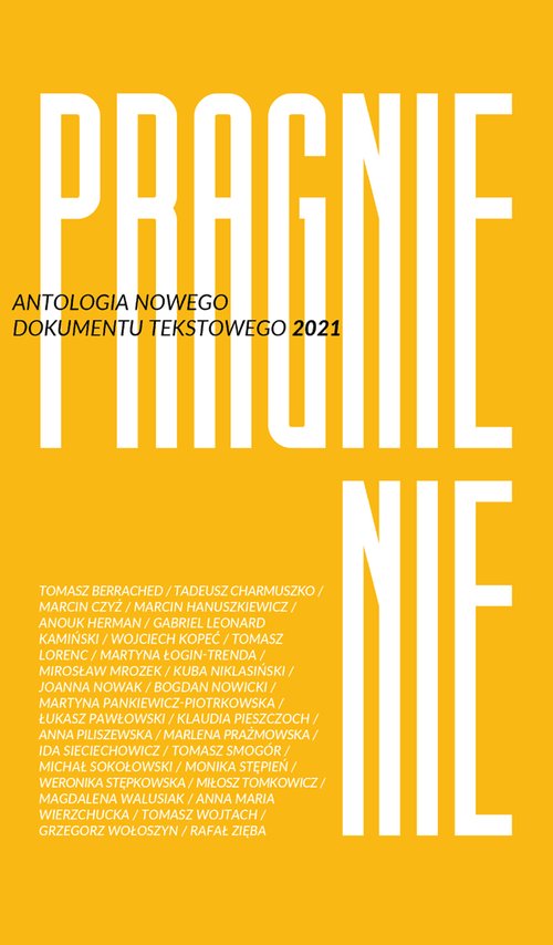 Image of Pragnienie Antologia Nowego Dokumentu Tekstowego 2021