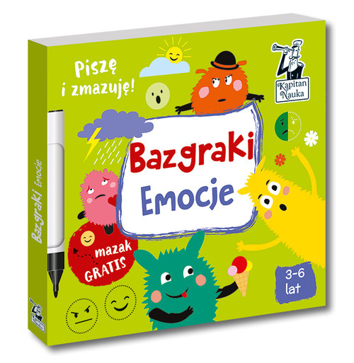 Image of Bazgraki Emocje 3-6 lat Kapitan Nauka