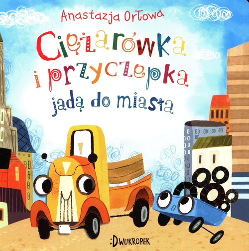 Image of Ciężarówka i przyczepka jadą do miasta