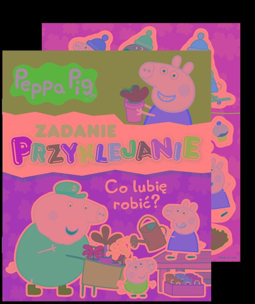 Image of Peppa Pig Zadanie Przyklejanie Co lubię robić?