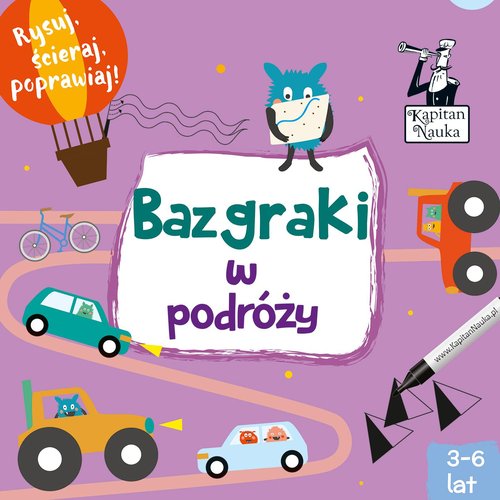 Image of Kapitan Nauka Bazgraki w podróży Piszę i zmazuję! 3-6 lat