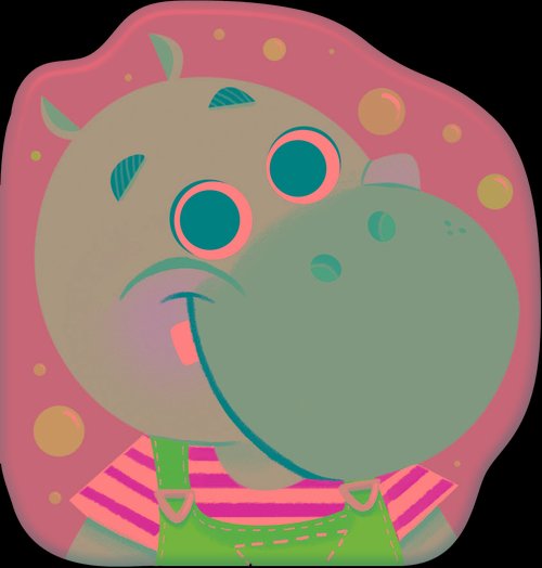 Image of Zabawa w kąpieli Wesoły hipcio