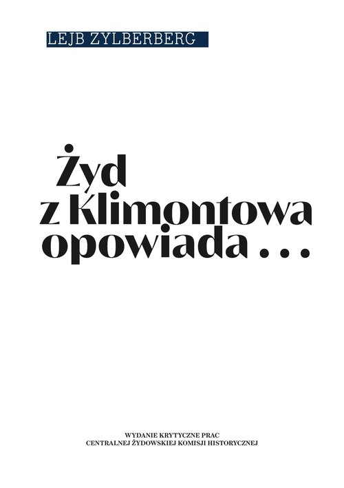 Image of Żyd z Klimontowa opowiada