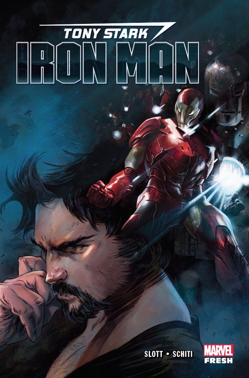 Image of Tony Stark. Iron Man. Tom 1