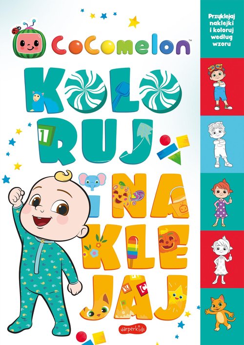 Image of Cocomelon Koloruj i naklejaj