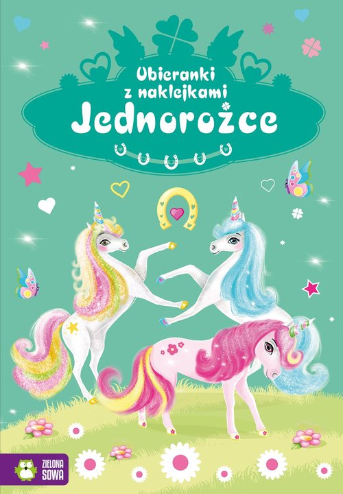 Image of Ubieranki z naklejkami Jednorożce