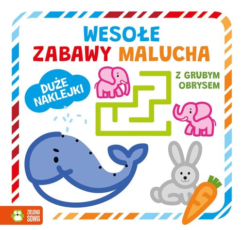 Image of Wesołe zabawy malucha z grubym obrysem