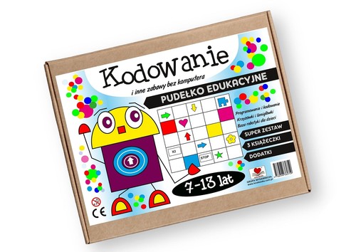 Image of Kodowanie Pudełko edukacyjne i inne zabawy bez komputera Super zestaw 7-13 lat