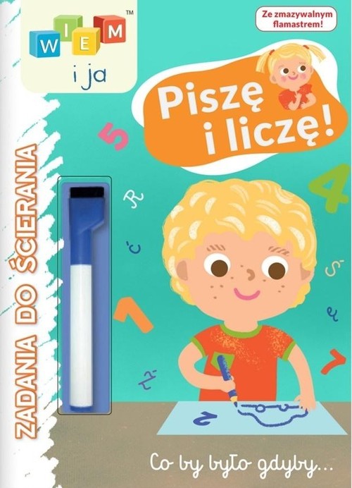 Image of Wiem i ja Zadania do ścierania Piszę i liczę