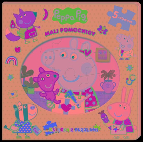 Image of Peppa Pig Książka z puzzlami Mali pomocnicy