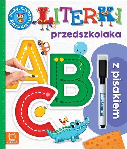 Image of Literki przedszkolaka z pisakiem Piszę czytam i zmazuję